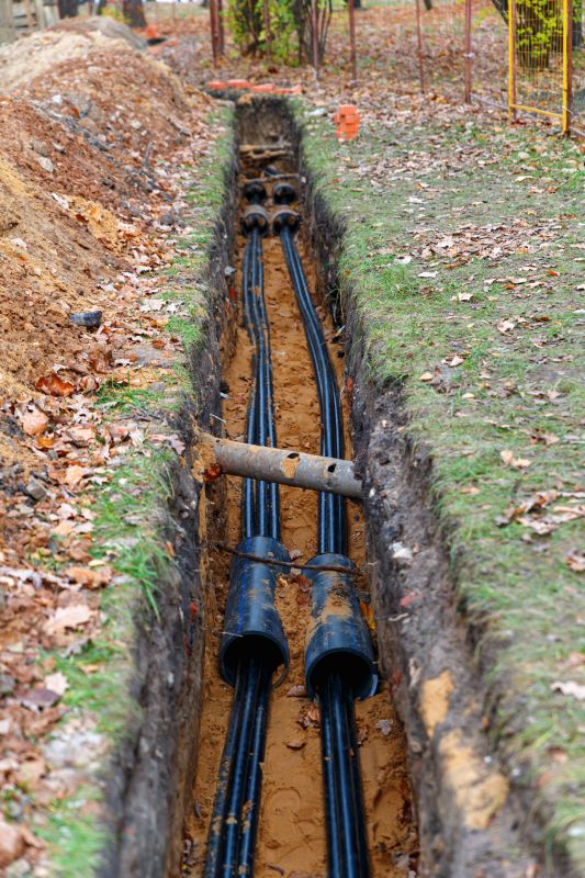 Underground Conduit Trenches